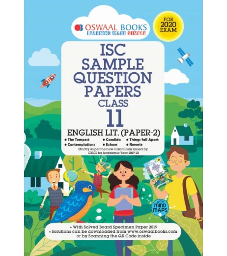 Oswaal ISC Sample Question Paper Class 11 English Literature Book | Latest Edition Oswaal ISC Class 11 - SchoolChamp.net